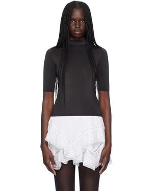 Sandy Liang Lillian T-shirt - Black