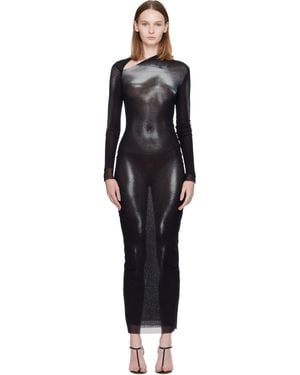Jean Paul Gaultier 'The Long Body Dust' Maxi Dress - Black