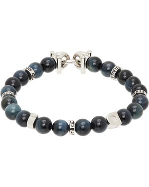 Ferragamo Gancini Elasticated Bracelet - Blue