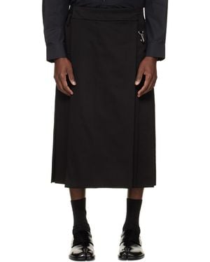 Simone Rocha Utility Clip Kilt - Black