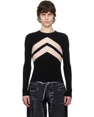 Jean Paul Gaultier ブラック The Chevrons トップス