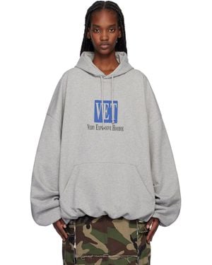 Vetements 'Vet' Hoodie - Grey