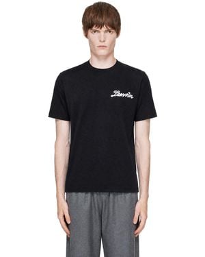 Lanvin Small Ribbon Cotton T-Shirt - Black