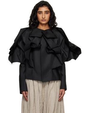 Comme des Garçons Ruffled Jacket - Black