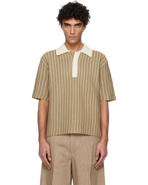 Jil Sander Cotton Knit Polo - Multicolour