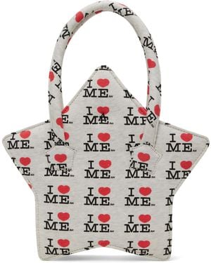 Ashley Williams グレー 'I Heart Me' Star バッグ - ホワイト