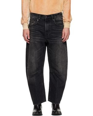 R13 Articulated Knee X-Bf Jeans - Black