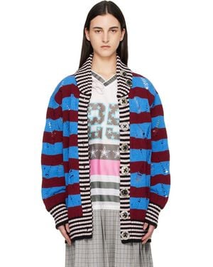 Chopova Lowena Letterman Cardigan - Blue