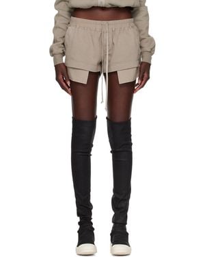 Rick Owens Tower Fog Boxers Shorts - Natural