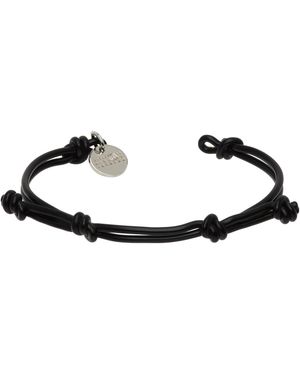 MM6 by Maison Margiela Knot Bracelet - Black
