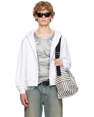 SECONDA Ssense Exclusive One Two Hoodie - White