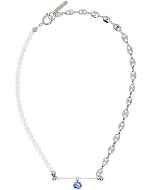 Justine Clenquet Ssense Exclusive Maddy Necklace - White