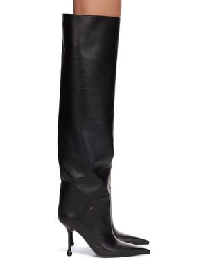 Jimmy Choo Bottes Hautes Cycas 95 Noires