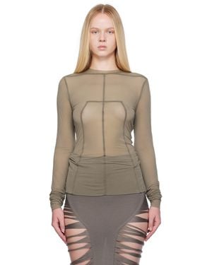 Rick Owens Hollywood Lido Top - Brown