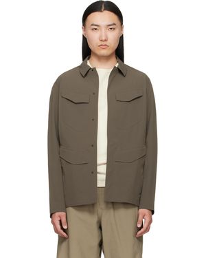 Veilance Taupe Field Softshell Jacket - Black