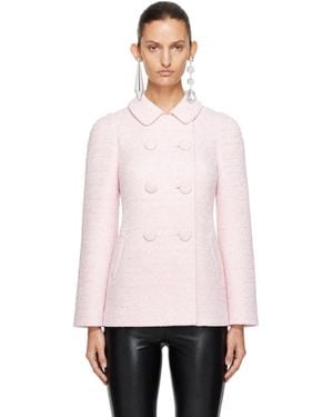 LAURA ANDRASCHKO Knightsbridge Micro Pea Coat - Pink