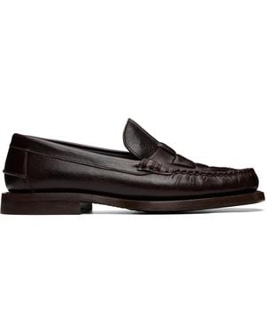 Hereu Nombela Waxed Loafers - Black