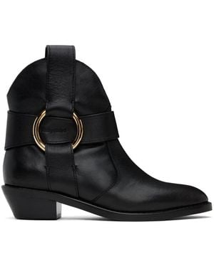 See By Chloé New Ring Line Boots in Brown | Lyst UK