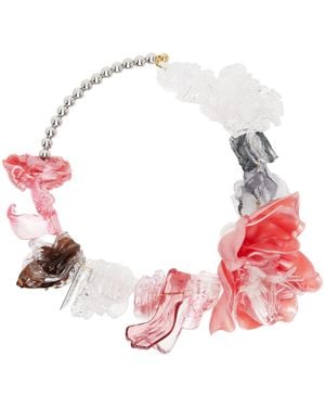 Tetier Bijoux Ssense Exclusive & Rigid Choker - Red