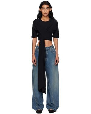 Alaïa Cady Tie Top - Black