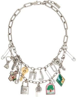 Marc Jacobs 'The Pop Americana' Charm Necklace - Metallic
