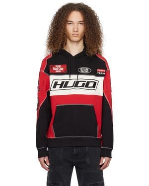 HUGO Black & Red Racing Hoodie