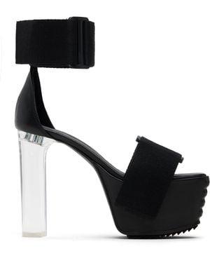 Rick Owens Luxor 65 Heeled Sandals - Black