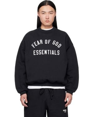 Fear Of God Varsity 90S Crewneck Sweatshirt - Black
