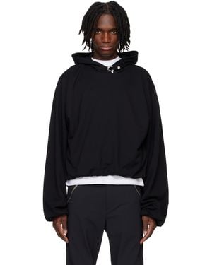 【関税込み】HELIOT EMIL ブラック Canopy テック フーディ メンズ HELIOT EMIL ブラック Canopy テック フーディ ブラック