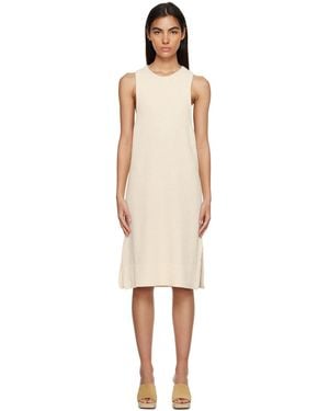 Nanushka Off-white Zeno Midi Dress - Black