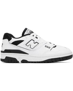 New Balance ホワイト Bb550 スニーカー - ブラック