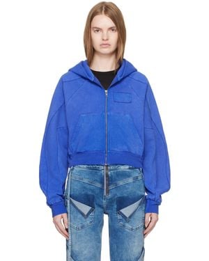 OTTOLINGER ブルー Multiline ジップフーディ