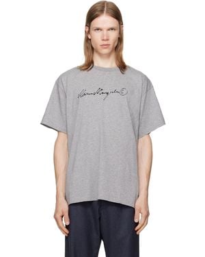 MM6 by Maison Margiela Cotton Jersey T-Shirt - Grey