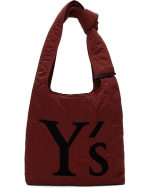 Y's Yohji Yamamoto Ribbon Tote - Red