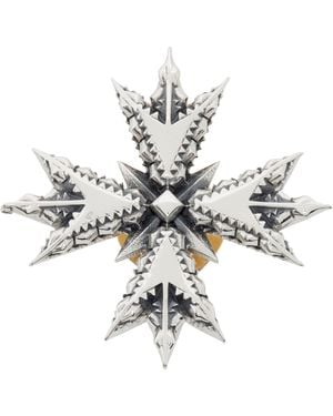 Emanuele Bicocchi Crest Brooch - Metallic