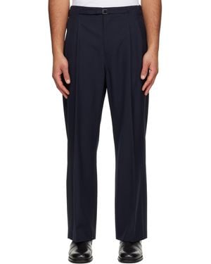 LE17SEPTEMBRE Pleat Belted Trousers - Blue