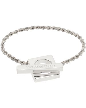 Tom Wood Square Rope Bracelet - White