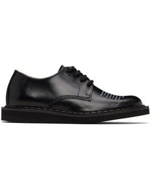 George Cox Undercover Edition 4 Eyelet Derbys - Black
