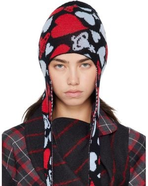 Vivienne Westwood Ear Flap Beanie - Blue