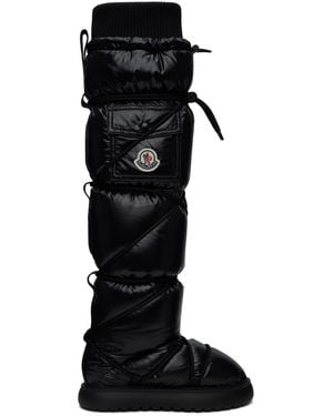 Moncler Gaia Pocket High Snow Boots - Black