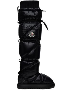 Moncler Gaia Pocket High Snow Boots - Black