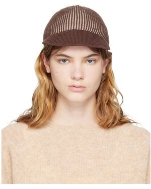 YMC Knitted Cap - Brown