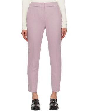 Max Mara パープル クロップド トラウザーズ - ピンク