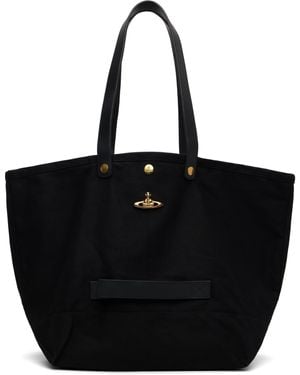 Vivienne Westwood Utility Shopper Tote - Black