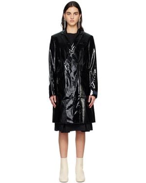 Raf Simons Black Classic Double Breasted Coat