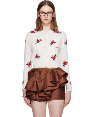 ShuShu/Tong Threadwork Knit Cardigan - Multicolour