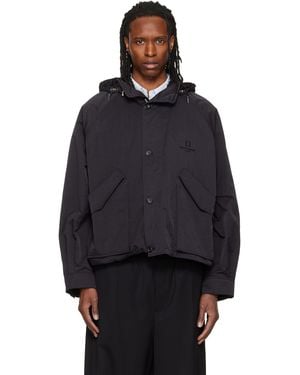 WOOYOUNGMI Raglan Parachute Jacket - Blue