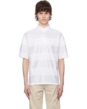 Coperni Striped Polo - White