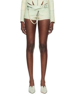KNWLS Nihil Leather Shorts - Black