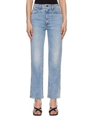 KHAITE Abigail Stretch Jeans - Blue